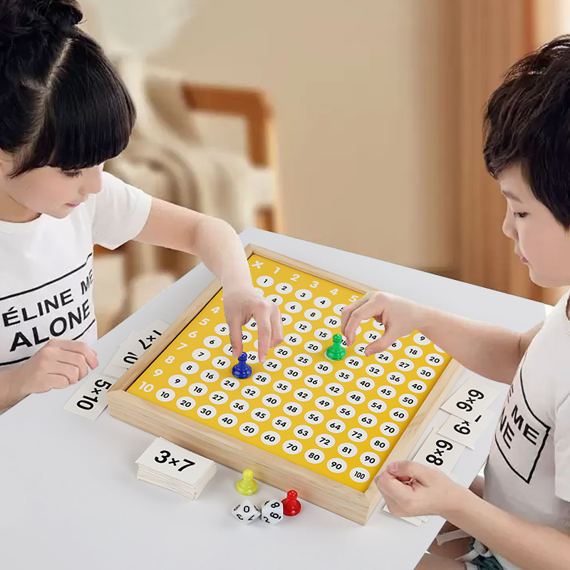 Kindergarten Matemáticas Suma y resta ayudas didácticas, artefacto de descomposición digital, matriz de diez cuadros para niños, juguete de iluminación aritmética