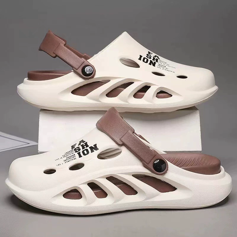 Обувь с пещерой для мужчин летом Баотоу тапочки, чтобы наступить на фекалии