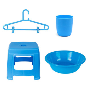 Prison detention center psychiatric disease psychological rehabilitation hospital special plastic stool Blue anti-fall Not Fragile