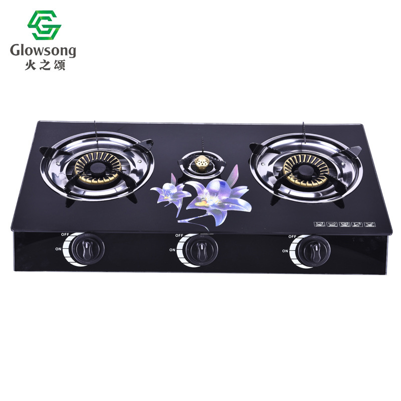 estufa de gas doméstica doble estufa de gas de mesa estufa de gas natural gas licuado estufa de mesa estufa de gas de carbón suministro de fábrica