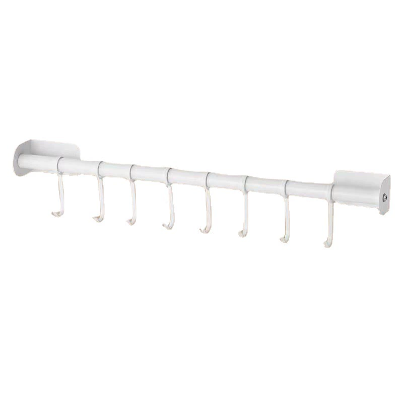Kitchen hook rod rack free punching soup spoon pot, shovel hanging shelf wall -mounted kitchen 具
