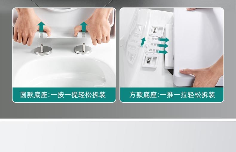 Wholesale of universal slow-lowering household thickened and durable old-fashioned UVO extra-thick toilet seat cover accessories undefined