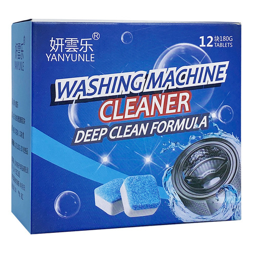 Washing machine tank cleaning agent household effervescent decontamination cleaning tablets automatic roller descaling stain artifact effervescent tablets