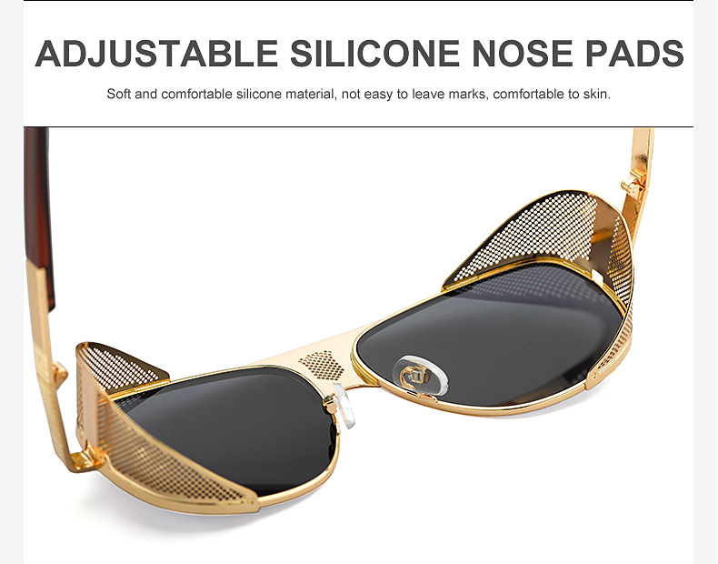 New Retro Fashion Style Steampunk Style Sunglasses display picture 18