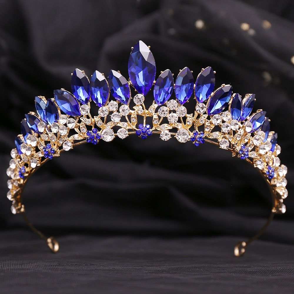 1 Piece Quantity Elegant Crown Alloy Rhinestone Crown