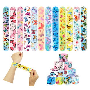 Butterfly Pop Circle Fruit Dessert Skates Pat Circle Butterfly Theme Pat Circle Retro Printed Bracelet Wrist