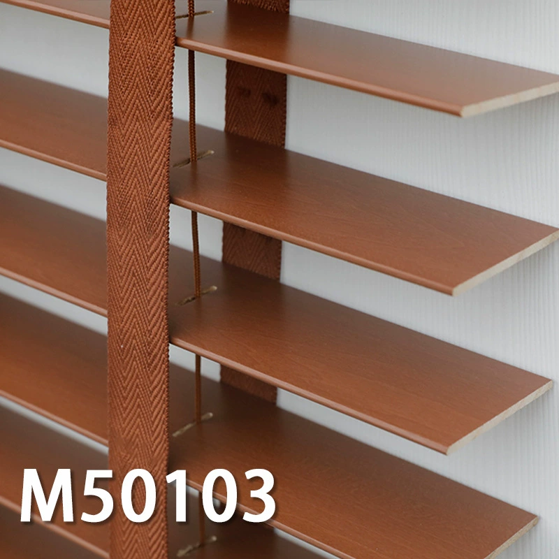 Basswood Solid Wood Blinds (Fugelin) — 5 cm Slats, Custom Width & Height