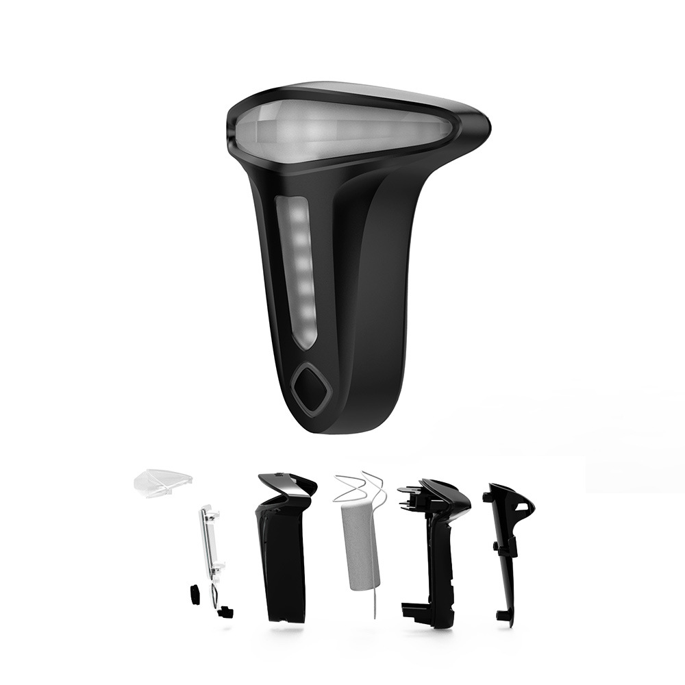 Luz trasera de bicicleta Sensor de freno inteligente luz bicicleta de montaña carga USB bicicleta de carretera bicicleta advertencia noche montando luz trasera