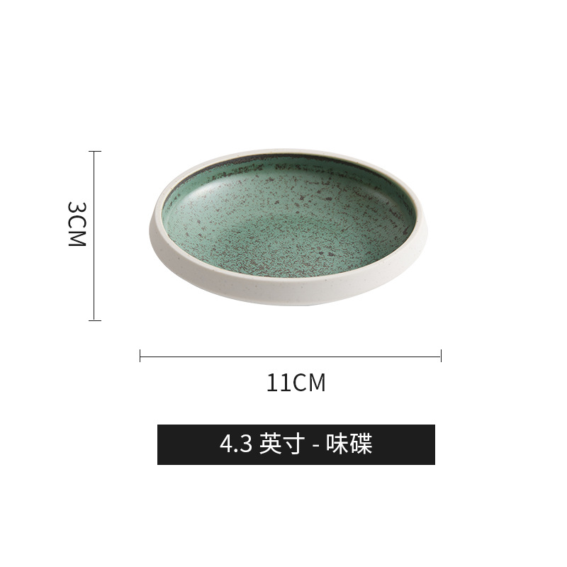 Plato de cerámica sofisticado de alta calidad, platos nórdicos, platos de comedor, platos de sopa, platos de carne, platos de ensalada, platos de postres, platos de bocadillos