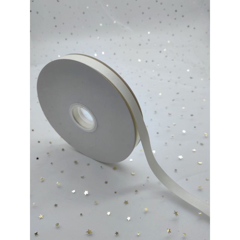 Beige poliéster brillante cinta de algodón arco accesorios tocado cinta bolsa caja de regalo fábrica de embalaje en stock al por mayor