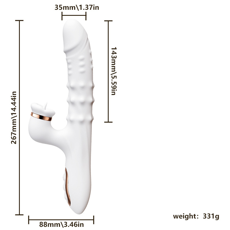 Jiuai Electric Vibrator with Telescopic Ball, Portable Adult Massage Device, ABS, Button Control — detail image 6