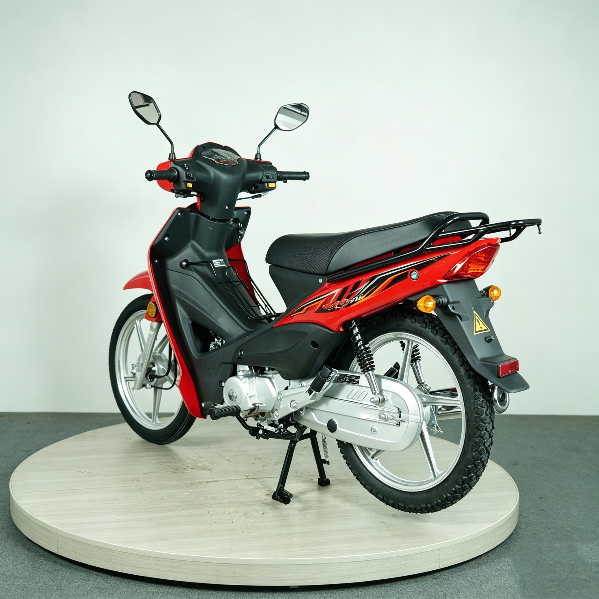 Cross-Border Export of Curved Beam Frame Two-Wheeled Motorcycles, Fuel-Powered Ud110, Red, for Adult Daily Travel, Cross-Border Export