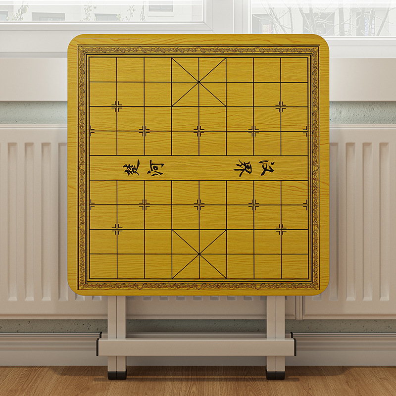 Chess table multifunctional outdoor portable foldable chessboard table park chess playing rental eating dining table home use