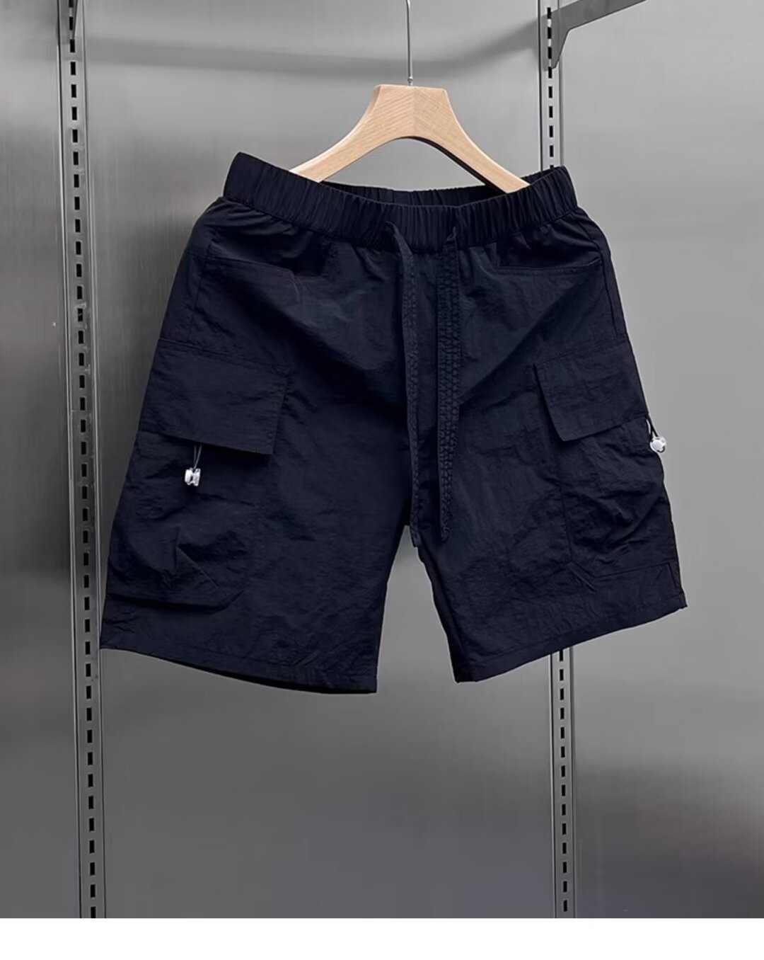 Ultra-Lightweight Men's Quick-Dry Cargo Shorts - Breathable Casual Athletic Shorts With Multiple Pockets For Summer, Beach, And Outdoor Activities_viptrois.com