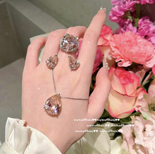 �ǹ�С��űȷ�ˮ�Ό�ʯ�� �Ǻ����18K��Ħ���ۻʹ��ʯ��ָ