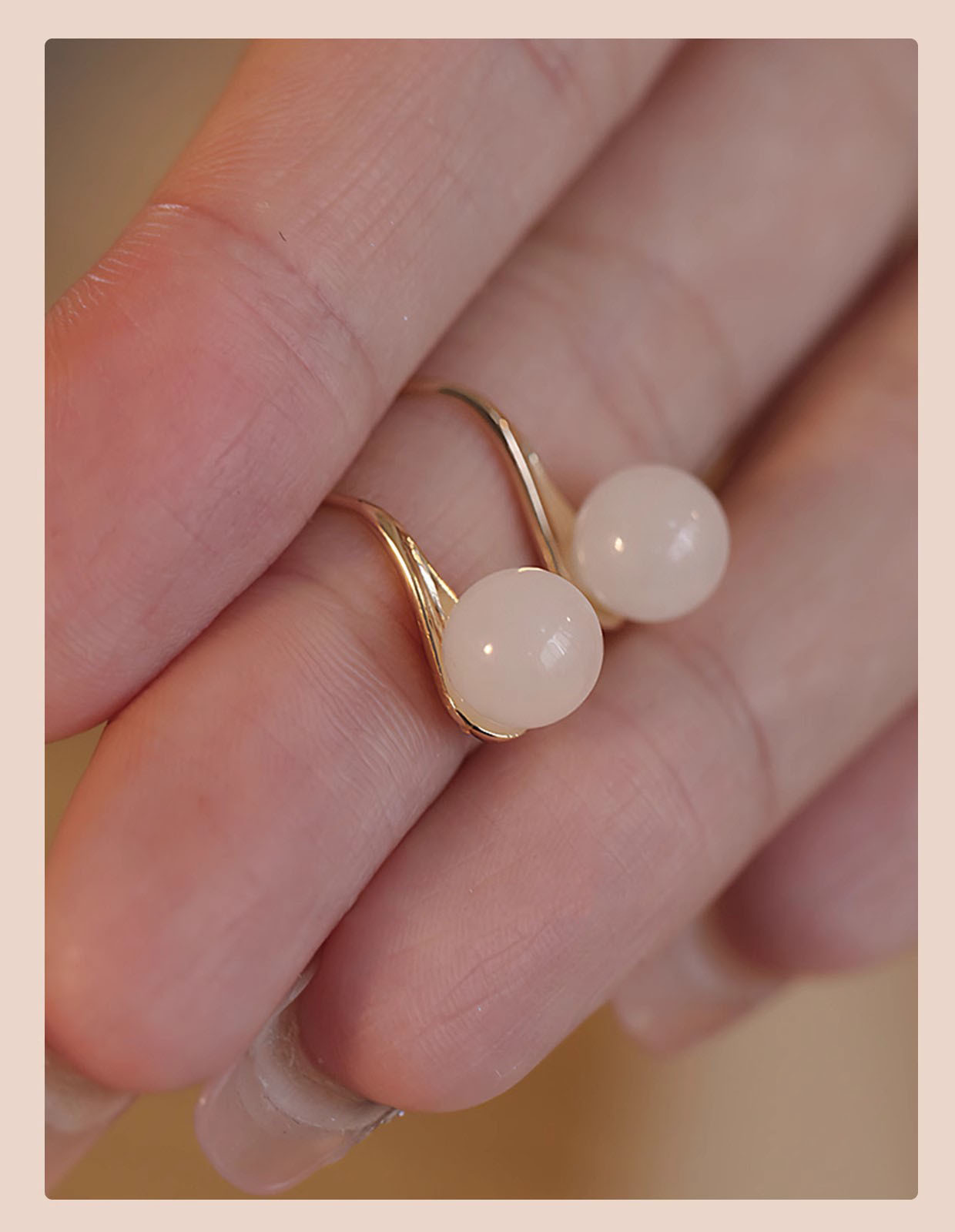 Hetian Jade Earrings New Chinese Style Niche High End Ear Studs_voghion.com