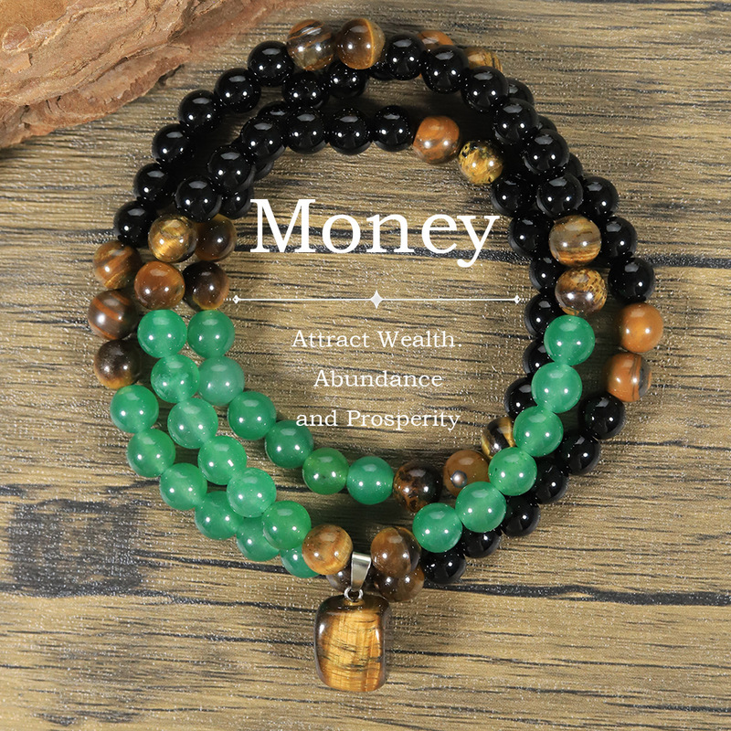 8mm Handmade Tiger Eye Stone Necklace Imitation Obsidian Green Aventurine Beaded Irregular Square Pendant Necklace Set 8mm Handmade Tiger Eye Stone Necklace Imitation Obsidian Green Aventurine Beaded Irregular Square Pendant Necklace Set