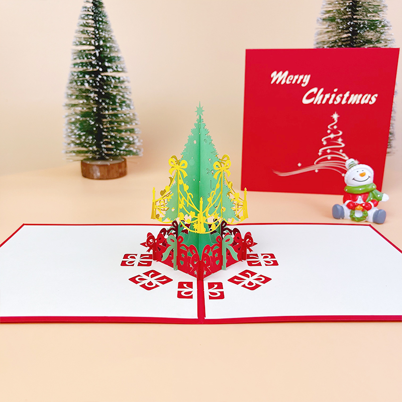 레드 클래식 크리스마스 트리 15*15