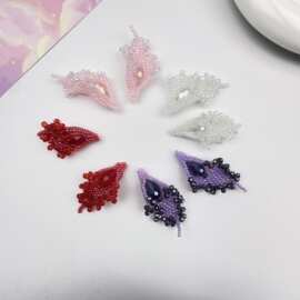 时尚流行串珠花朵 diy包包耳饰耳环发饰服饰衣帽鞋花胸花辅料配件