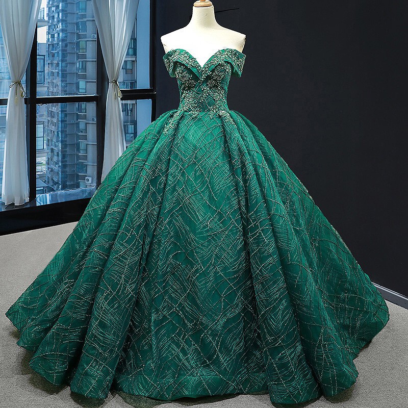 Cross-Border Performance Tutu Dress 2026 New Style Bridal Off-Shoulder European and American Court Fantasy Princess Art Exam Wedding Dress Cross-Border Performance Tutu Dress 2026 New Style Bridal Off-Shoulder European and American Court Fantasy Princess Art Exam Wedding Dress