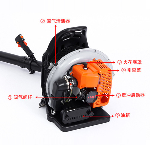 Factory production wholesale high-power backpack road blower wind fire extinguisher forest fire extinguisher snow blower