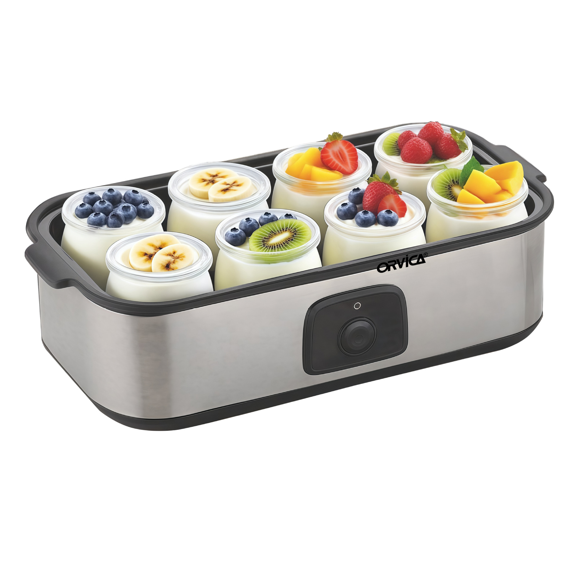 ORVICA máquina de yogur transfronteriza para cocina doméstica pequeña máquina de fermentación de yogur automática multifuncional a temperatura constante