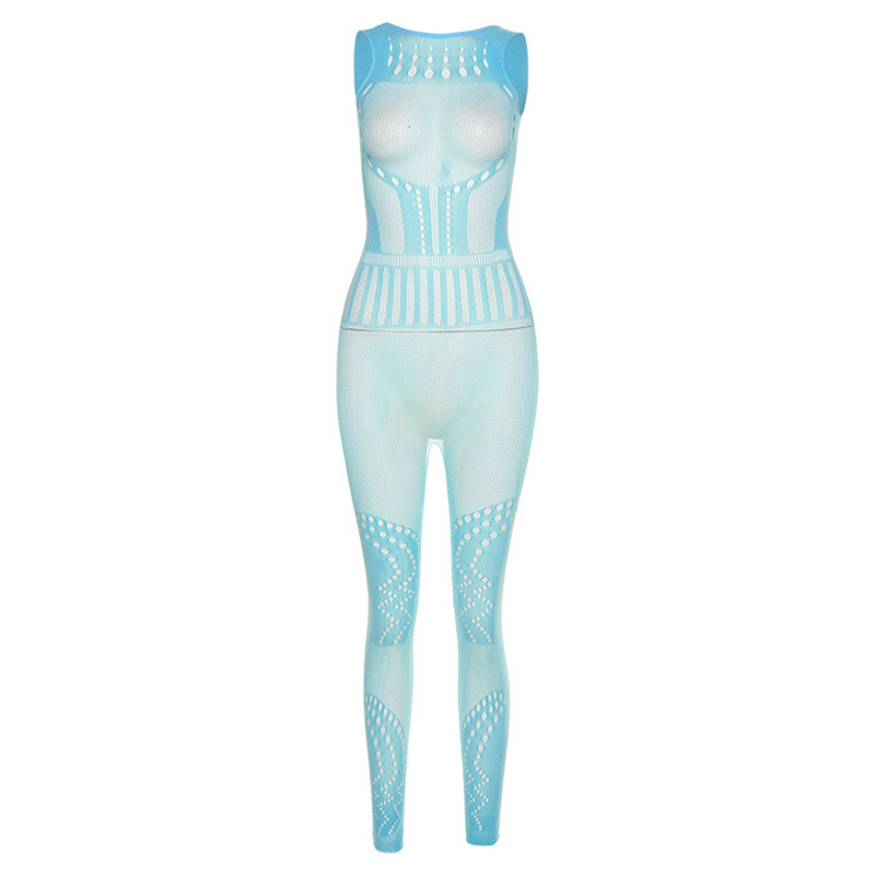 Title 8, New Jacquard Super Elastic Skinny Hip Raise Jum...