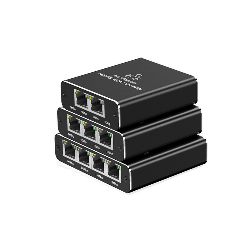 ギガビットネットワークスプリッターコンピュータルーター1/2コンバータネットワークエクステンダーrRJ45ネットワークエクステンダー|undefined