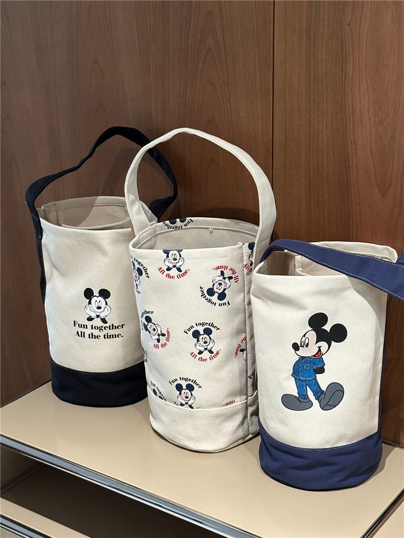 Mickey Siqaret Çantası Kanvas Bumbul Çanta Qadın Üçün