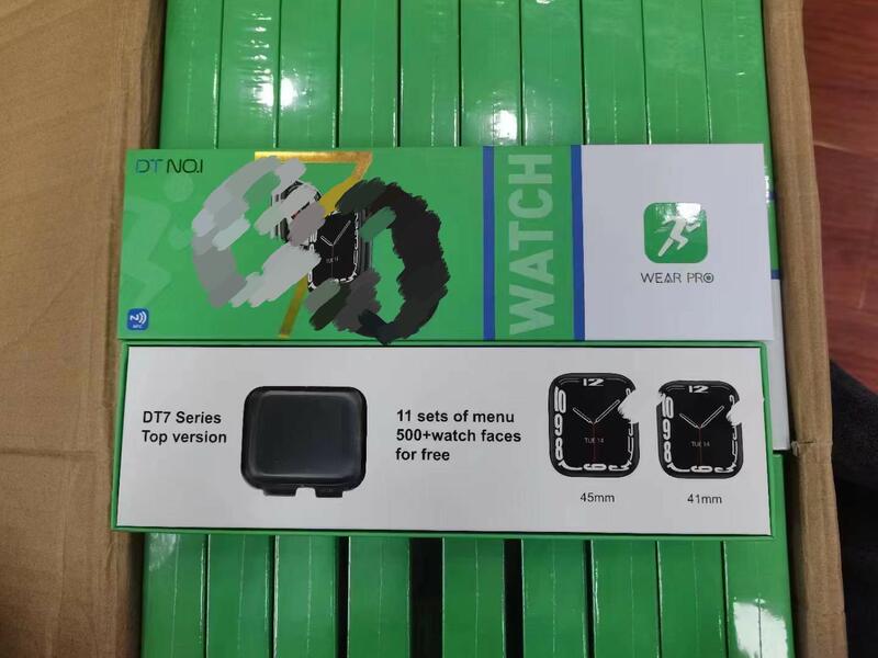 DTNO.1 smart watch S7 heart rate blood pressure exercise health NFC reminder call Bluetooth DT7 factory outlet