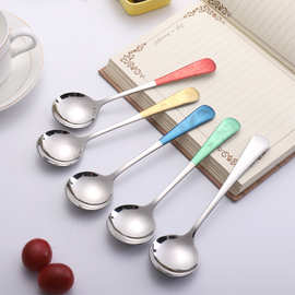 304不锈钢便携餐具筷子勺子套装餐具2件套创意学生便携式餐具