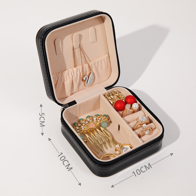 Simple Style Gradient Color Pu Leather Jewelry Boxes 1 Piece