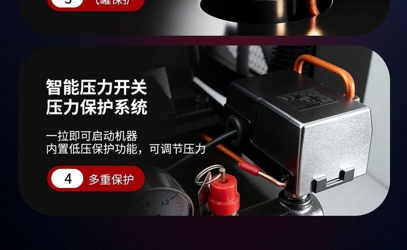 Large industrial-grade high-pressure air compressor for auto repair and painting, 380V high-power air compressor wholesale