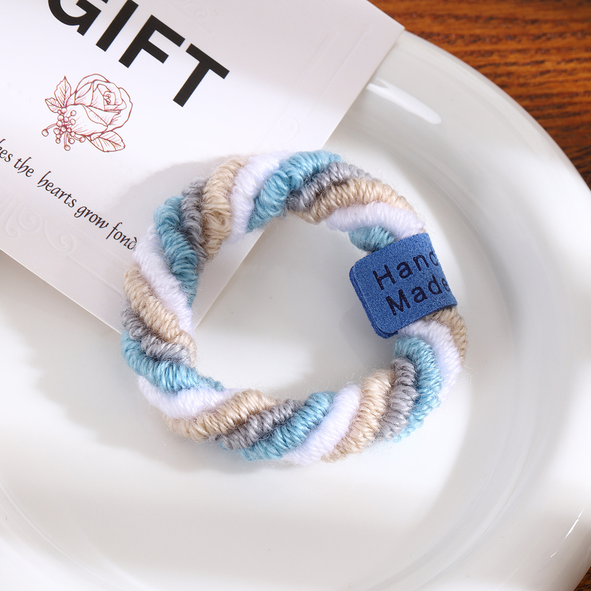 Blue Smile Hair Ring