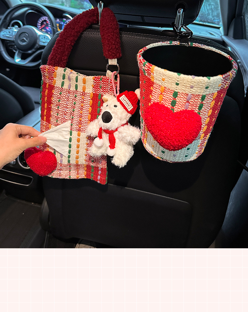Car-Mounted Tissue Box, Hanging Type, 2026 New Model, High-End Car Tissue Holder, Practical Storage