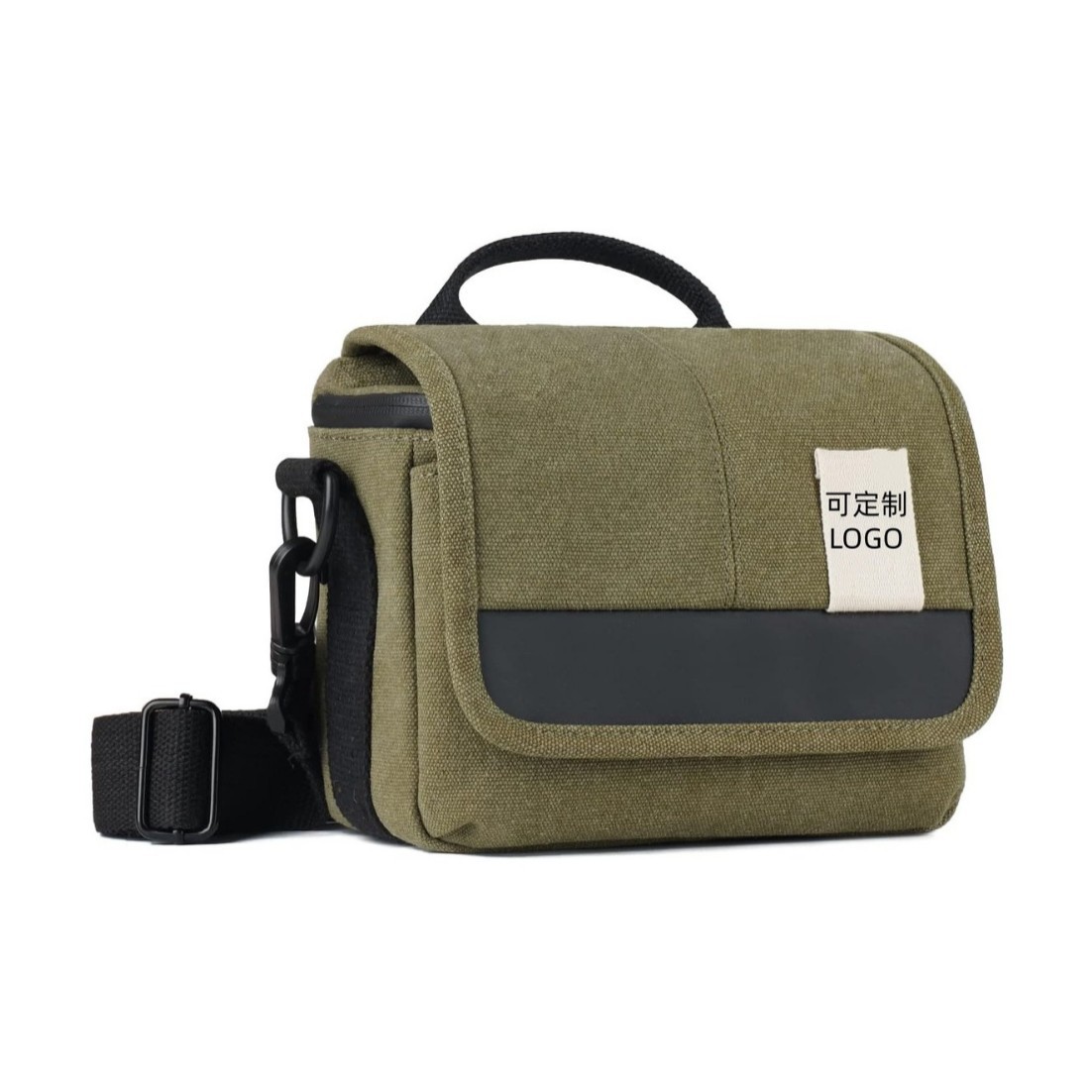 Photography Mirrorless Digital Camera Bag Large Capacity Shoulder Bag Waterproof Canvas Cute Compact Camera Storage Bag
