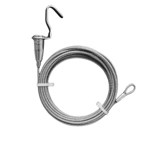 Cross-border stainless steel coated wire rope stainless steel clothesline outdoor tent rope lamps hanging rope a generation of hair