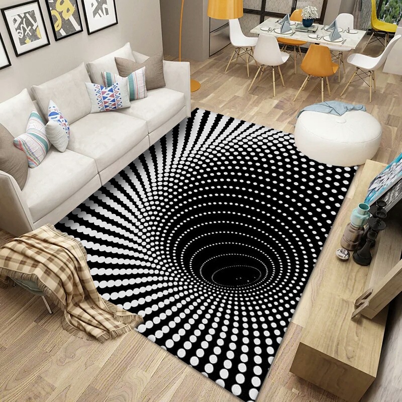 Alfombra de estilo europeo sala de estar simple moderna mesa de café americana dormitorio manta de cama completa manta de noche de estilo nórdico