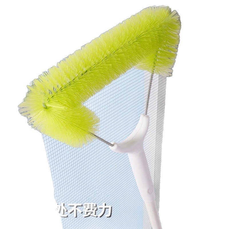 长柄伸缩纱窗刷家用双面清洗除尘刷加长窗户免拆卸大扫除清洁刷|undefined