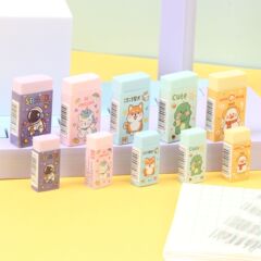 Fanning カラー 2B 消しゴム 小学生向け 消しゴム ソフトできれいな修正消しゴム 学生賞品 文房具