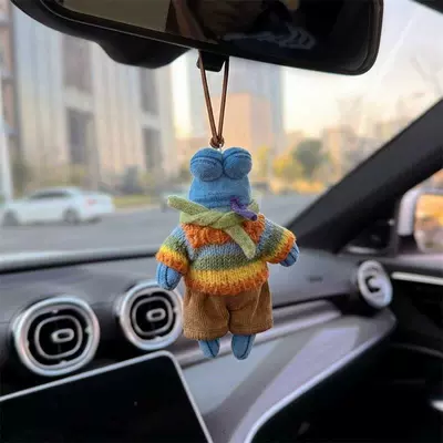 Car hanging Car Hanging Ornament Car - striped-sweater-lounging-fish-standard