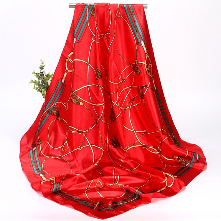 Foulard in seta da donna chic quadrato per capelli e collo_voghion.com