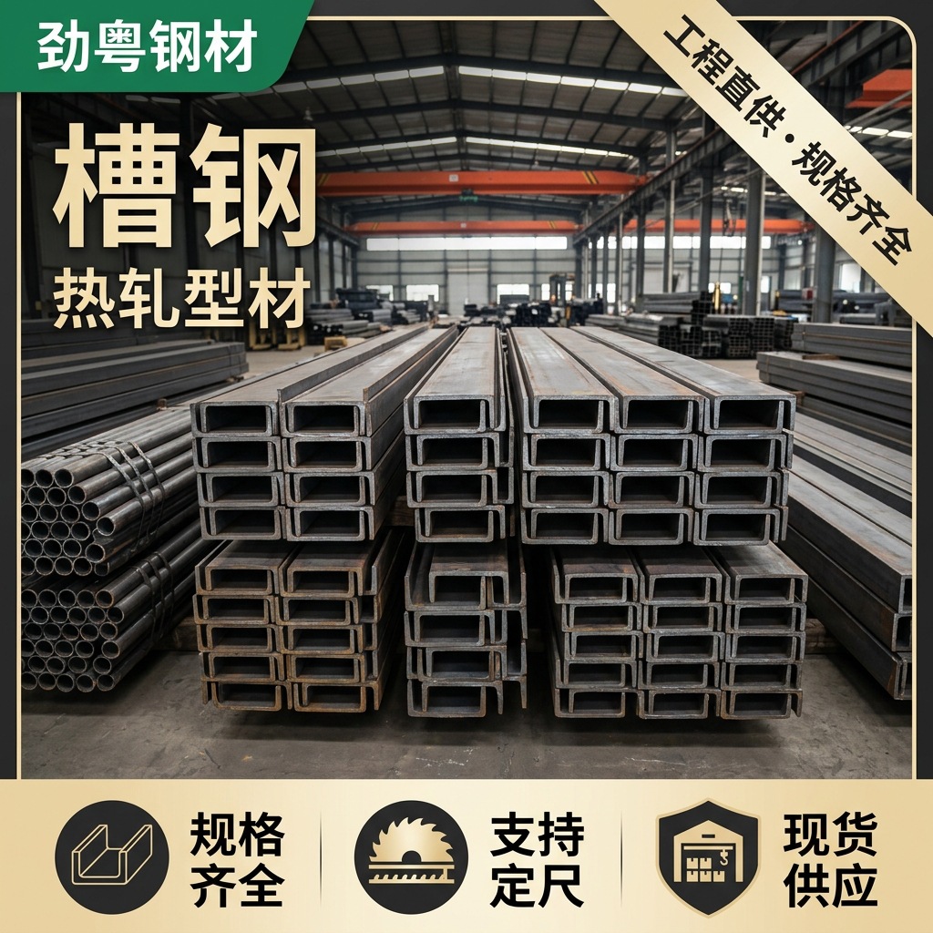 建筑型钢桥梁支架用加厚槽钢惠州U型钢低合金钢U型槽材承重钢梁