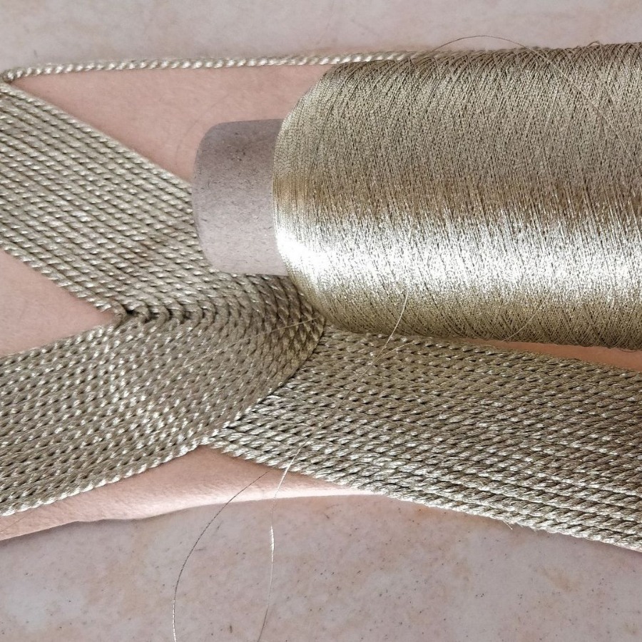 coating film金属膜镀层裁切METALLIC YARN彩色金属线十字手绣线