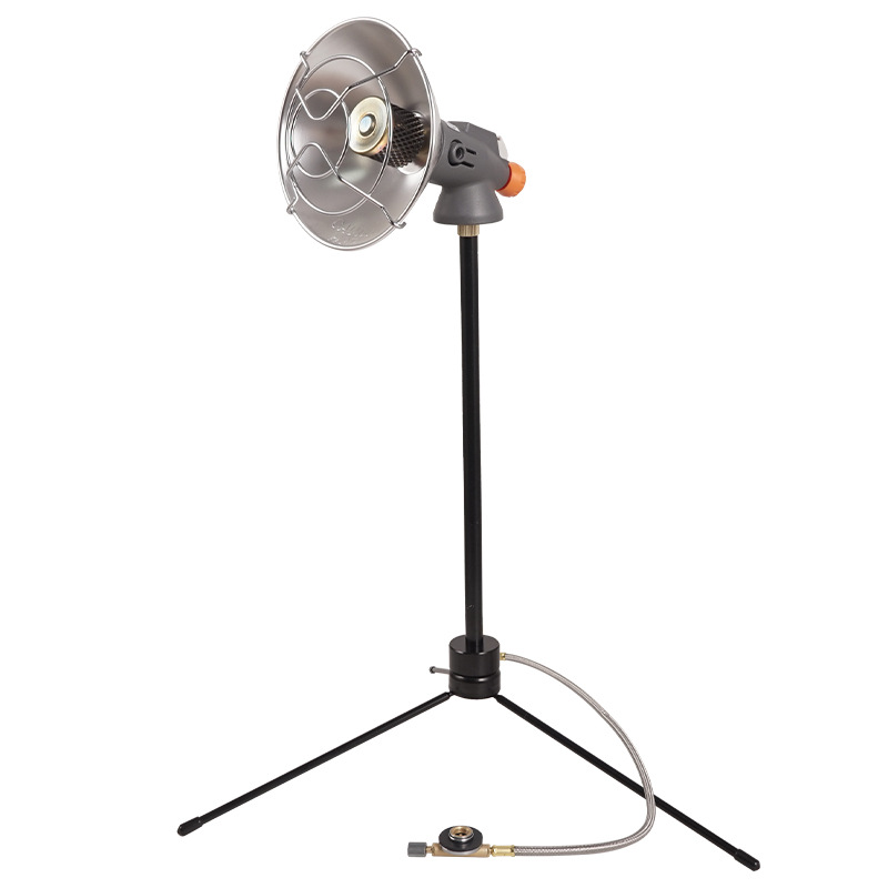 CLS gas portátil al aire libre pequeña tienda solar pesca calefacción estufa dirección variable escritorio soporte calentador de pesca de invierno