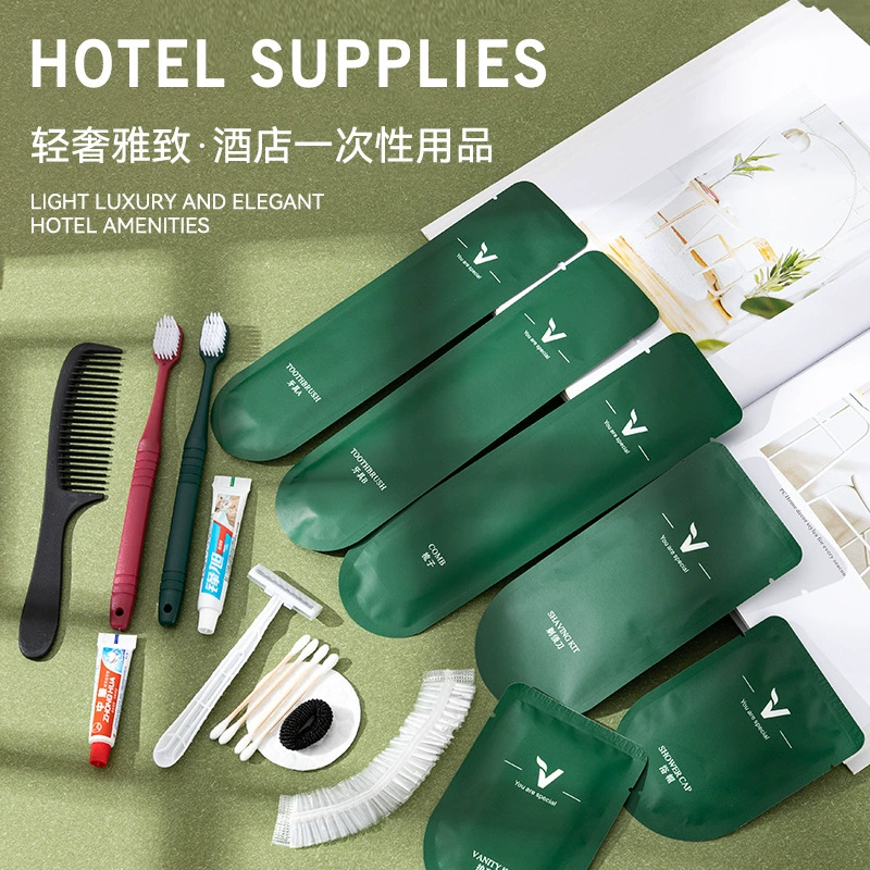 Звездный отель одноразовая зубная щетка зубная паста высокого класса гостиничные товары оптом в семье одноразовые туалетные принадлежности