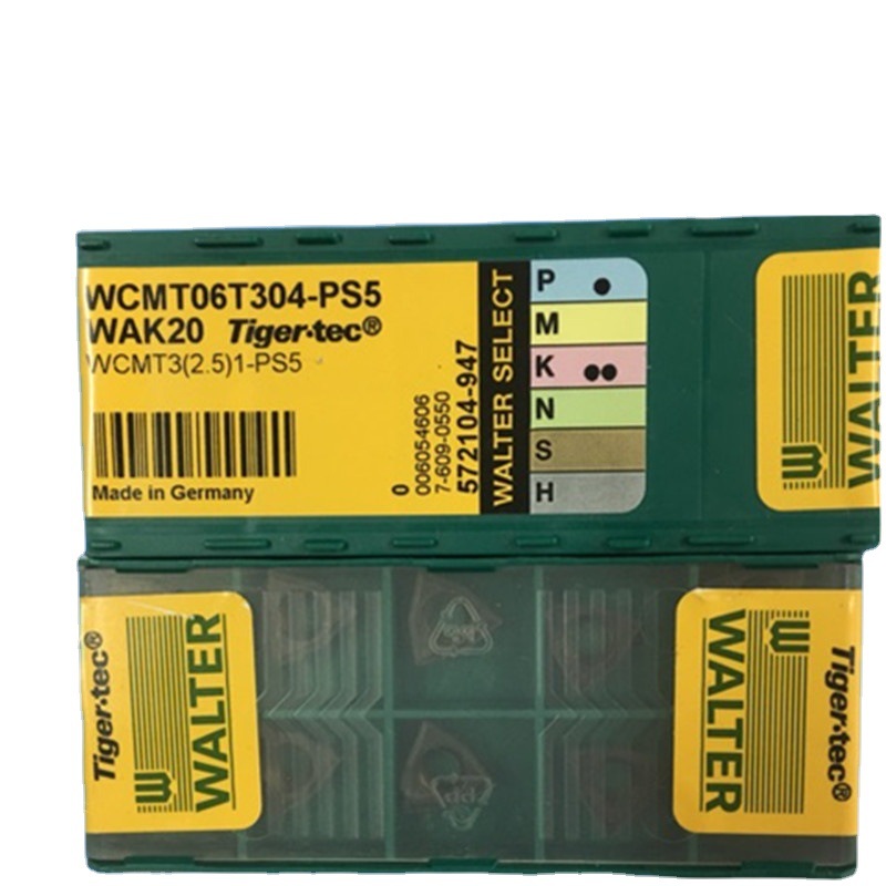 瓦尔特快速深孔钻刀粒WCMT06T304-PS5 WAK20喷水U钻刀片
