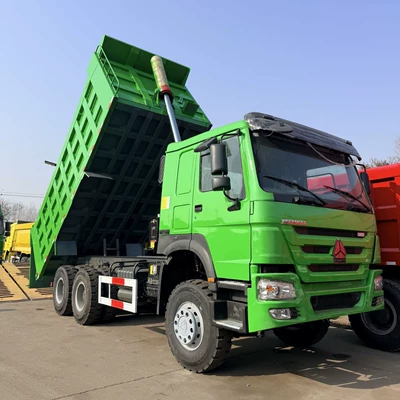 Directly supplied by the manufacturer, HOWO Heavy Truck 6x4 dump truck for construction and soil transport is available for export