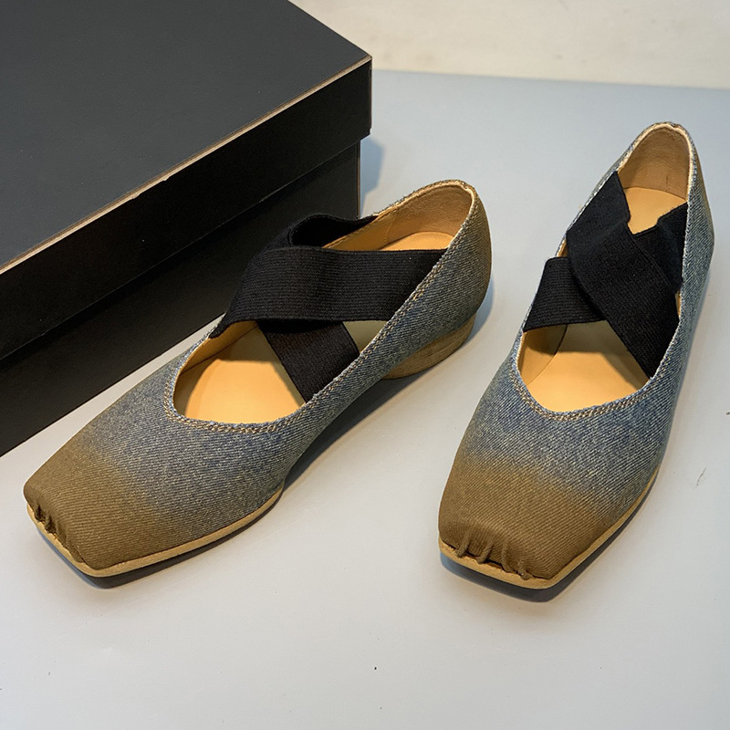 Low heel denim [high version]