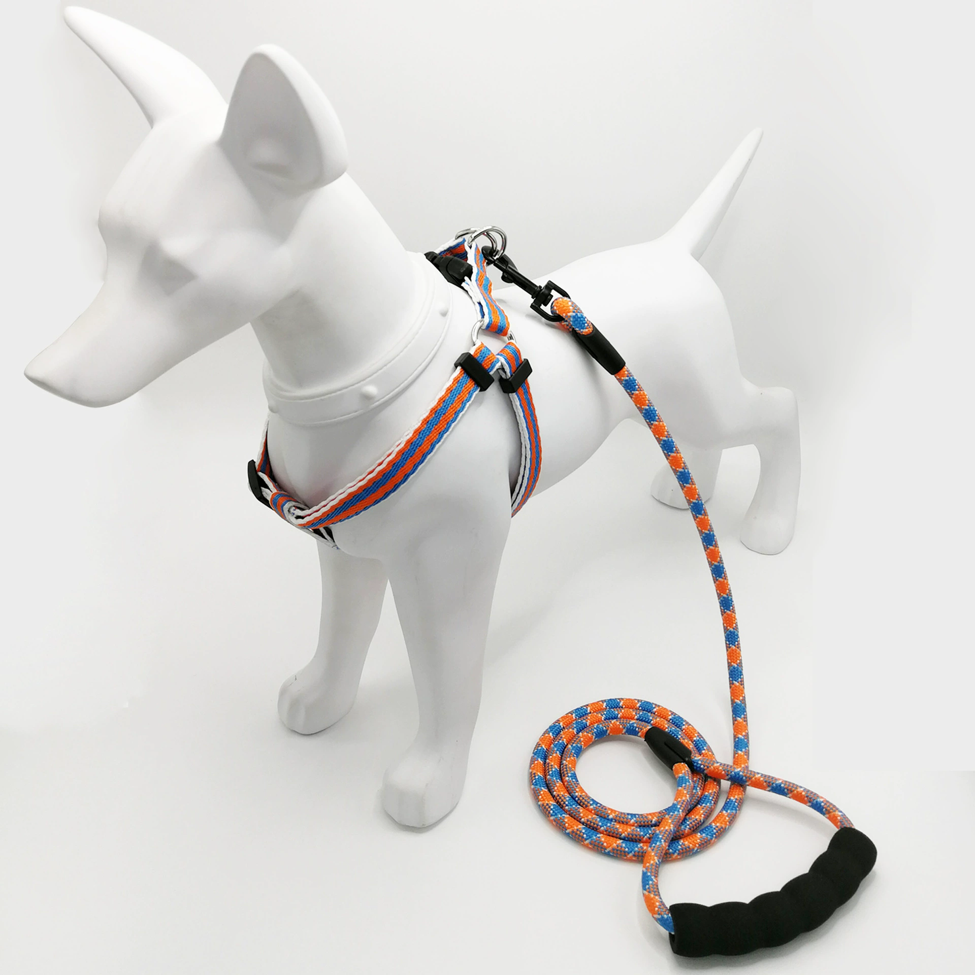 В наличии оптовый поводок для собак регулируемый нагрудный задний ошейник взрывозащищенный поводок для маленьких собак средняя цепь для собак Горячая Распродажа